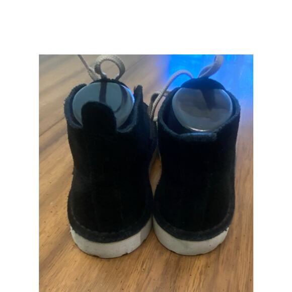 Clarks Originals Black Suede Chukka Ankle Boots Women’s 8 EU 39 Crepe Sole - Picture 3 of 7